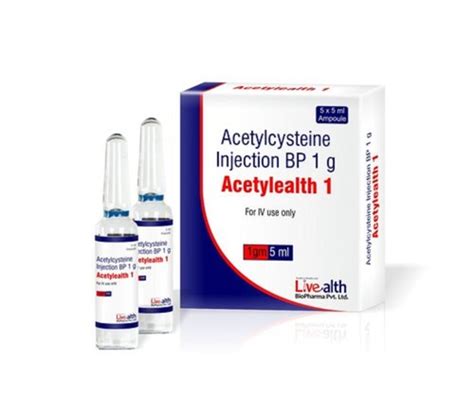 Acetylcysteine 1 Gm Iv Injection Bp At Best Price In Navi Mumbai