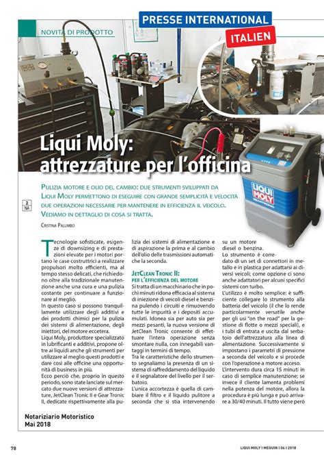 Bilder und Geschichten 06/2018 by LIQUI MOLY GmbH - Issuu