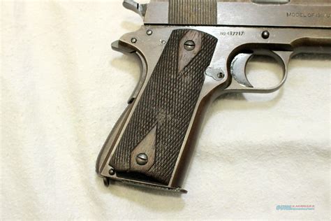 Colt 1911 Wwi Military Issue Pistol For Sale At