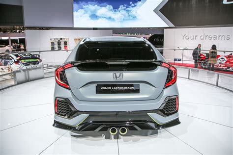 2017 Honda Civic Hatchback Prototype Revealed In New York