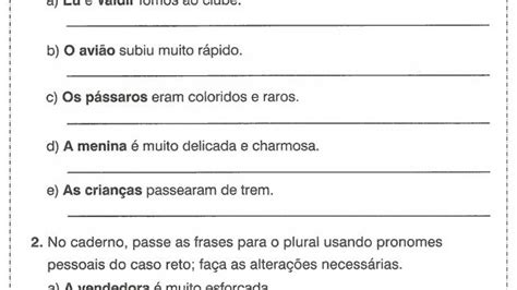 Pronomes Pessoais Retos E Obliquos Exemplos Novo Exemplo