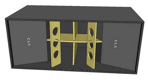 Desain Skema Box Speaker Sub Horn 18 Single Profesional 700w 1400w