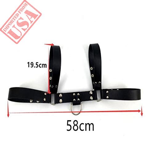 Shop Leather Body Chest High Elastic Belt For Men Imported From Usa