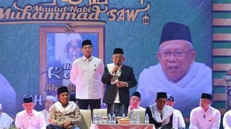 Hadiri Peringatan Maulid Nabi Dan Haul Abuya Amin Di Banten Ini Pesan