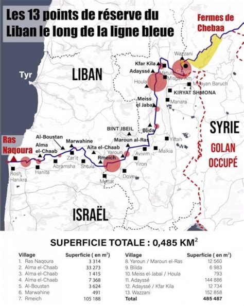 Carte Du Liban Et De Beyrouth Grande Chelle Comprendre Le Proche Et