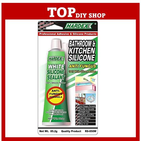 Hardex Rs Rs W Clear White Silicon Rubber Sealant For