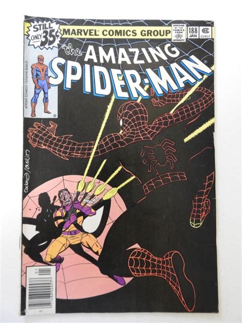 The Amazing Spider Man 188 1979 VG Condition Moisture Stain Comic