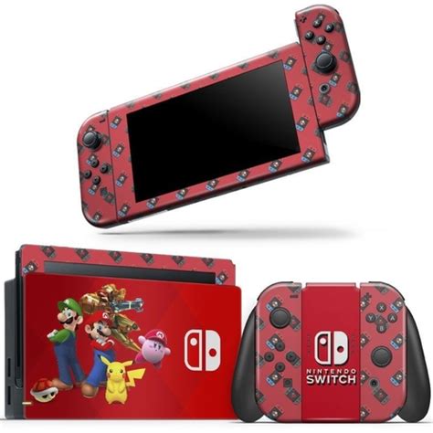 Skin Adesivo Protetor Para Nintendo Switch Zelda Mario Pikachu Smash