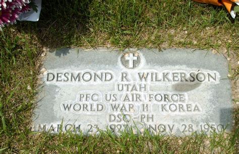 Desmond Roy Wilkerson 1927 1950 Find A Grave Memorial