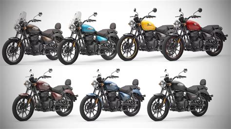 Royal Enfield Meteor 350 - All Colour Options - Images | AUTOBICS - YouTube