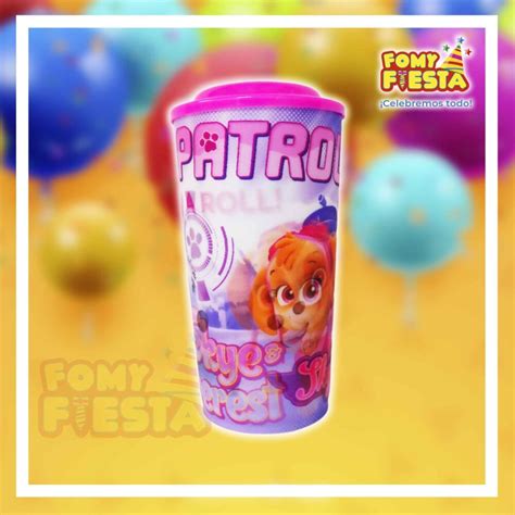 Vaso Holograma Paw Patrol Fomy Fiesta