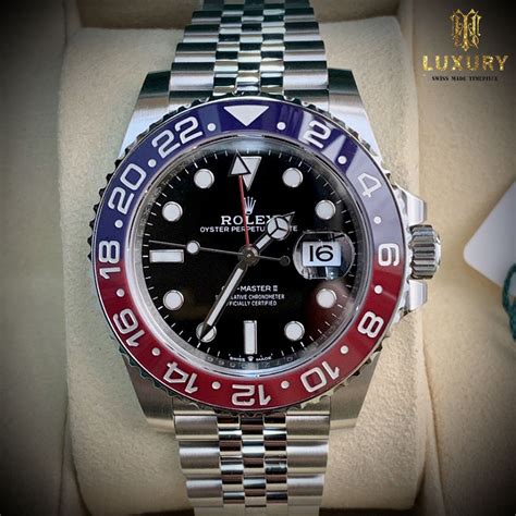 Ng H Rolex Gmt Master Ii Blro Pepsi Size Mm New