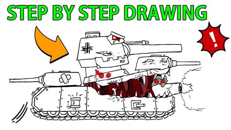 Cara Menggambar Tank Kartun Monster Homeanimations Tank Part 49 Step By Step Youtube