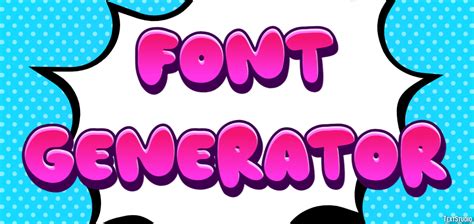 Font Generator Text Effect And Logo Design Font