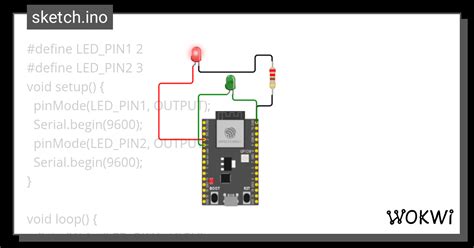 Actividad Práctica Desarrollo de Hola Mundo Wokwi ESP32 STM32