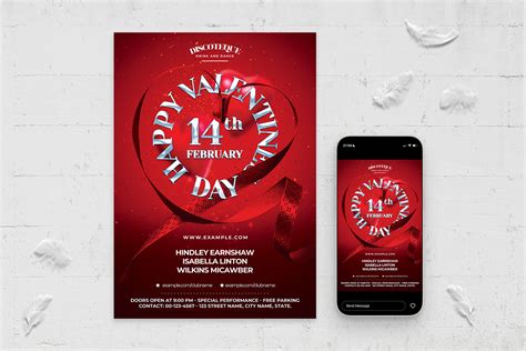 Valentines Flyer Template [PSD] - BrandPacks