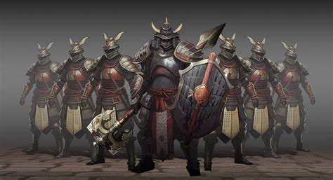 Japanese Samurai Armor Art