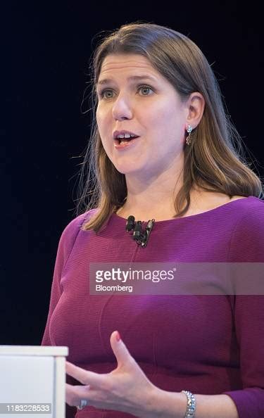 Jo Swinson Leader Of The Liberal Democrats Party Speaks At The