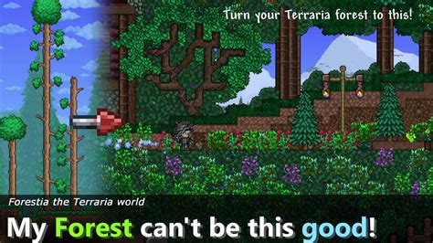 Terraria Forest Biome Overhauled ─ The Forestia Is Just Beautiful