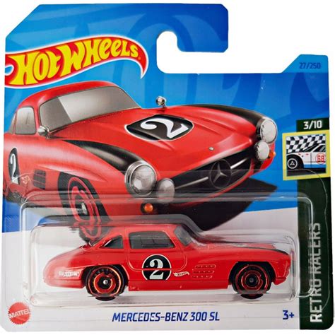 Игрушечная машинка Hot Wheels Mercedes Benz SL Red базовая коллекция г