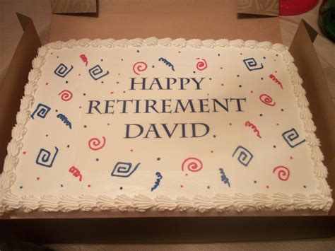 Tasty Cakes Retirement Cake