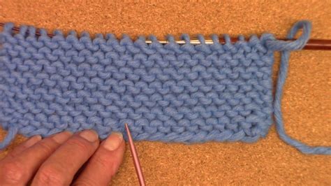 How To Count Garter Stitch Rows Youtube