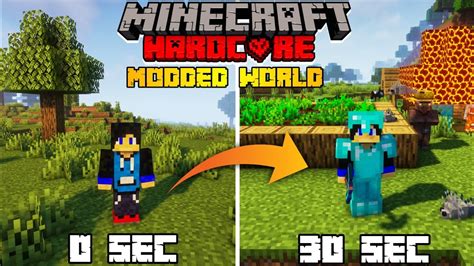 Minecraft But The Modded World Changes In Every Seconds Hindi