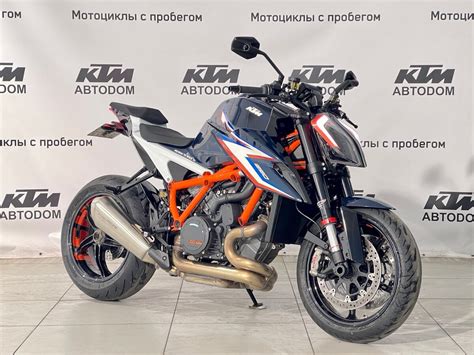 Купить б у KTM 1290 Super Duke R инжектор 6 передач в Химках синий naked bike 2021 года на Авто