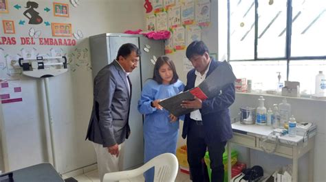 Director General De La Ris Cajamarca Realiza Visita Al Puesto De Salud