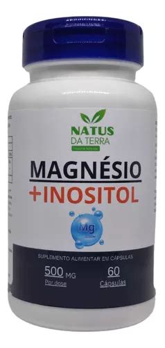 Suplemento Magnesio Inositol C Psulas Mg Original Mercadolivre