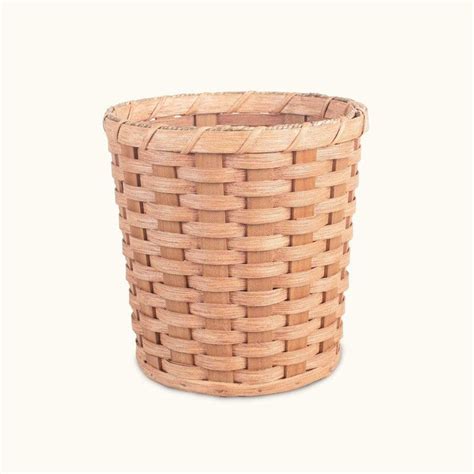 Deep Church Offering Basket | Large Wicker Collection Basket (10" Tall — Amish Baskets