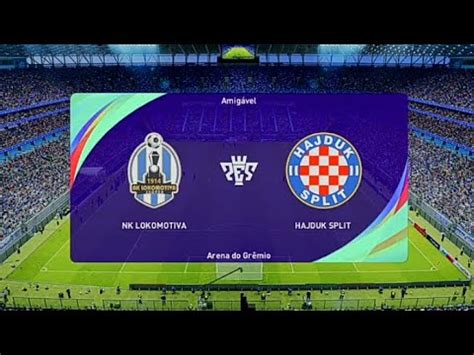 NK Lokomotiva Zagreb Vs HNK Hajduk Split PES SHNL 23 24 YouTube