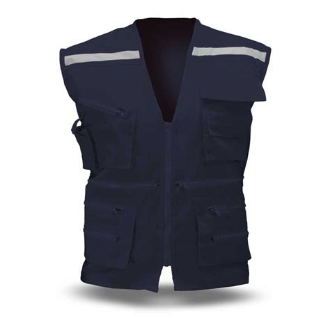 Chaleco Black Bull Geólogo Poplin Azul Ropa Safe Seguridad