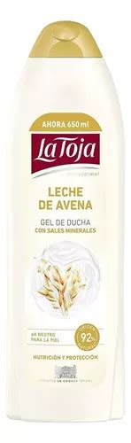 Gel De Ducha Jabon Leche De Avena X 650 Ml La Toja MercadoLibre