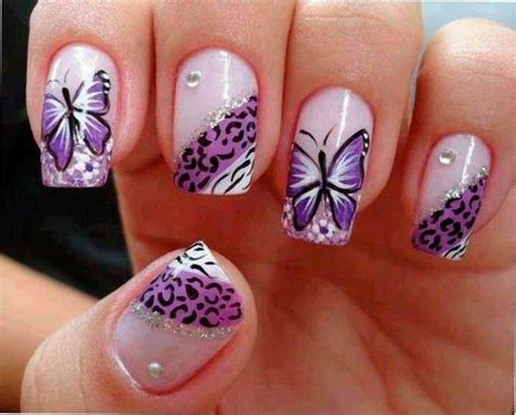 Los Mejores 20 Diseños De Uñas De Mariposas Belleza