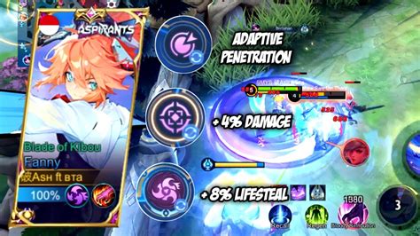 Fanny Best Build And Emblem Setting For Aggressive Gameplay Mobile