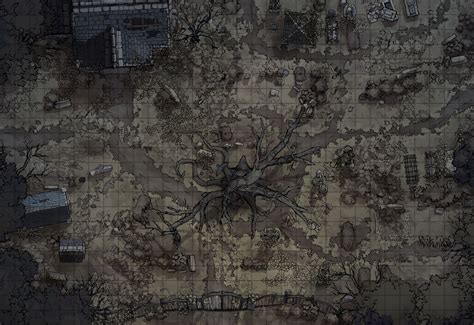 The Haunted Graveyard Battle Map Fantasy Map Making Fantasy World Map