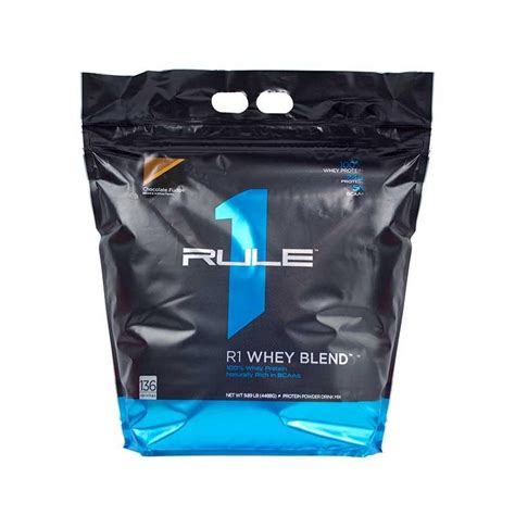 Rule 1 R1 Whey Blend 10 Lbs Chocolate Fudge Lazada PH