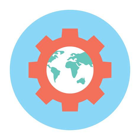 Globe Gear Concepts 5861155 Vector Art at Vecteezy