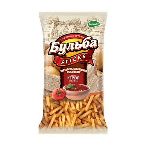 Соломка из картофеля "Бульба Sticks", 75 г, в ассортименте - купить в ...