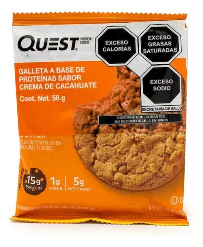 Quest Nutrition Galleta De Proteína Crema De Cacahuate Meses sin interés