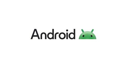 android logo   modern makeover  robot head  stylish wordmark