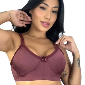 Sutiã De Sustentação Reforçado Sem Bojo Básico Alça Larga Lingerie Feminina Conforto