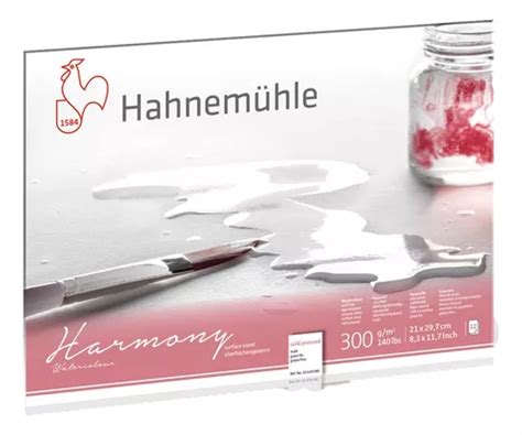 Bloco Hahnemühle Harmony A4 Cold Pressed 300g m2 12fls MercadoLivre