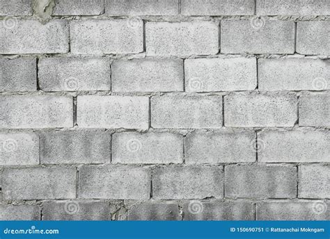 Grey Concrete Bricks Wall Pattern, Cement Blocks Wall Texture Stock ...