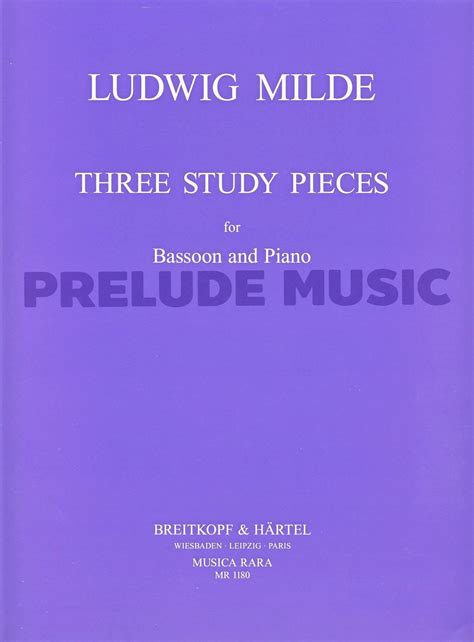 หนังสือดนตรี Preludemusicbook ศูนย์รวมหนังสือสอนดนตรี สัมมนาดนตรี Bassoon