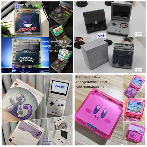 Modded Nintendo Gameboy Advance SP Ags Ips Renewed Handheld Custom GBA