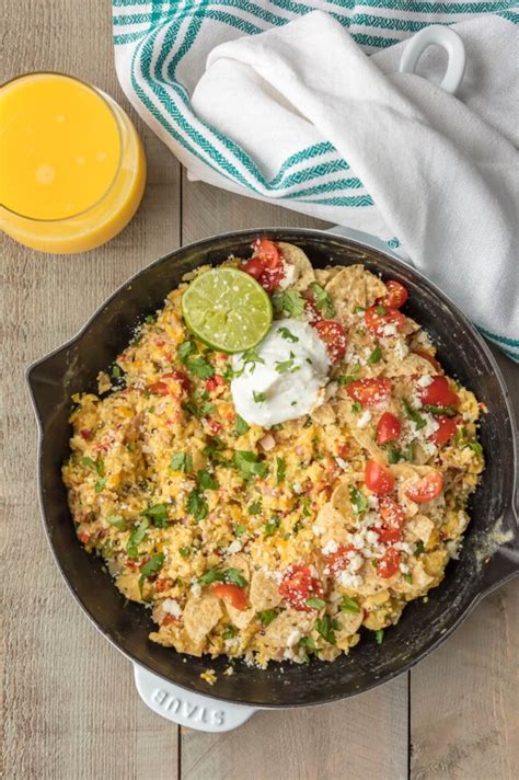 One Pan Cheesy Migas Recipe The Cookie Rookie