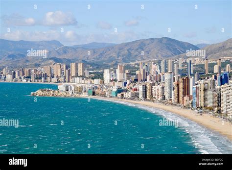 Sea Overview Skyscrapers Playa De Levante Levante Beach Benidorm