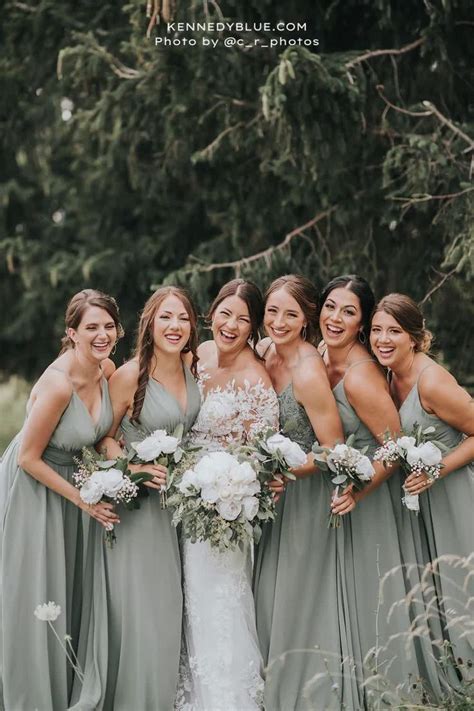 Unique Moss Green Bridesmaid Dresses Kennedy Blue Moss Bridesmaid